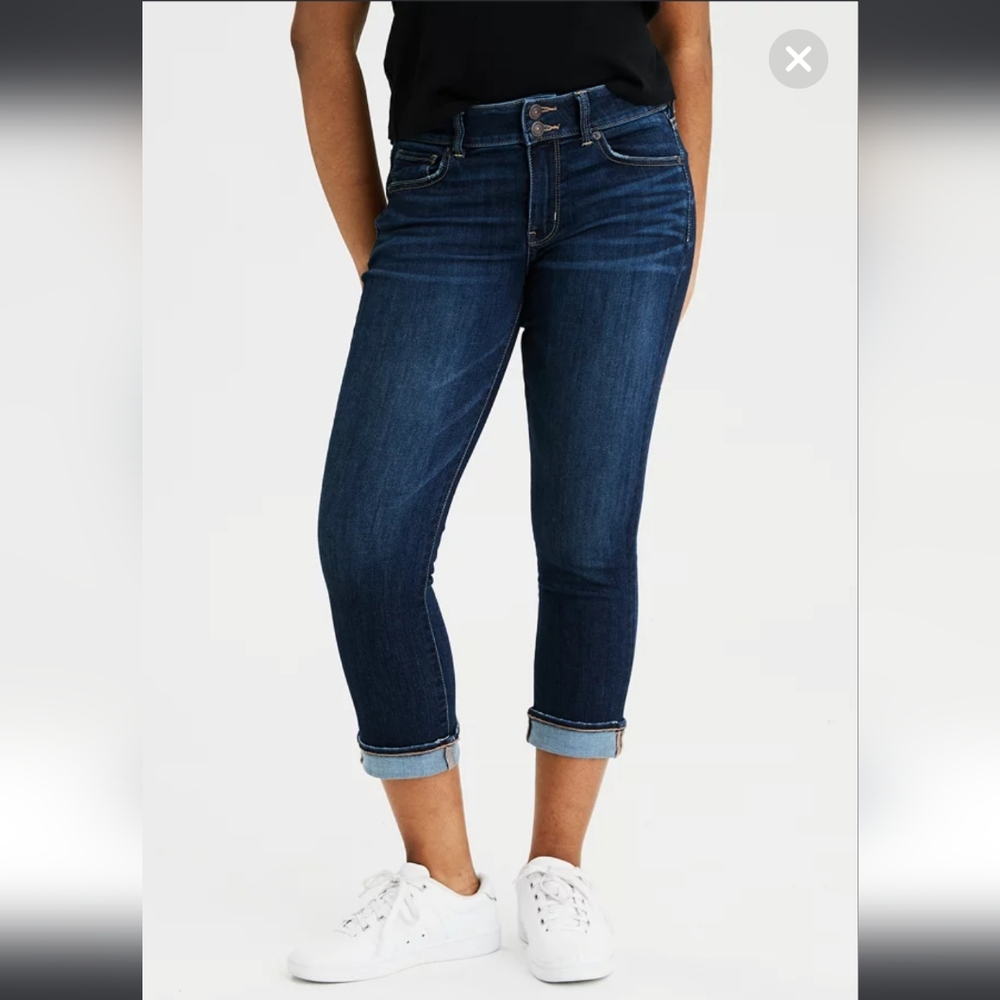American Eagle Size 4 Artist Capris Jean